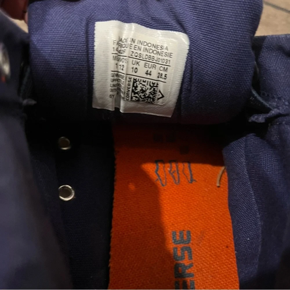 Converse Navy Canvas Sneakers - Picture 6 of 6